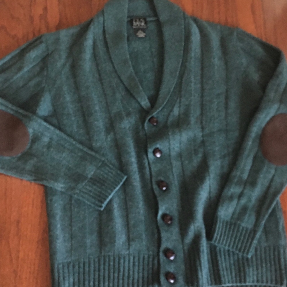 Beautiful Jos. A Bank Shawl Cardigan/Pub Jacker Lg